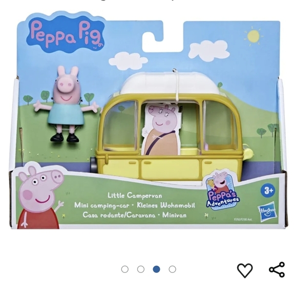 Pig Peppa's Adventures Little Campervan 8", Includes 3-inch Peppa Pig Figure EUC - Picture 3 of 9